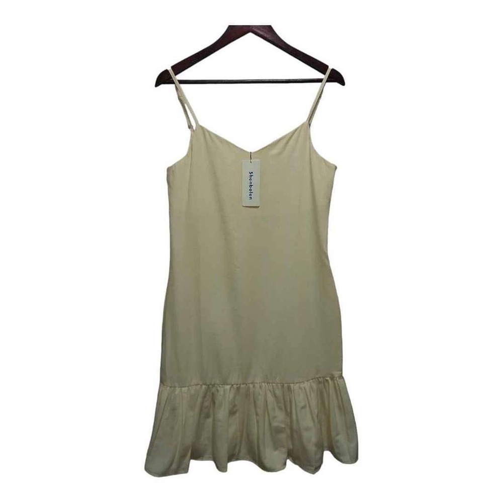 NWT Beautiful Yellow sleeveless dress by‎ Shenbolen.  Size Medium
